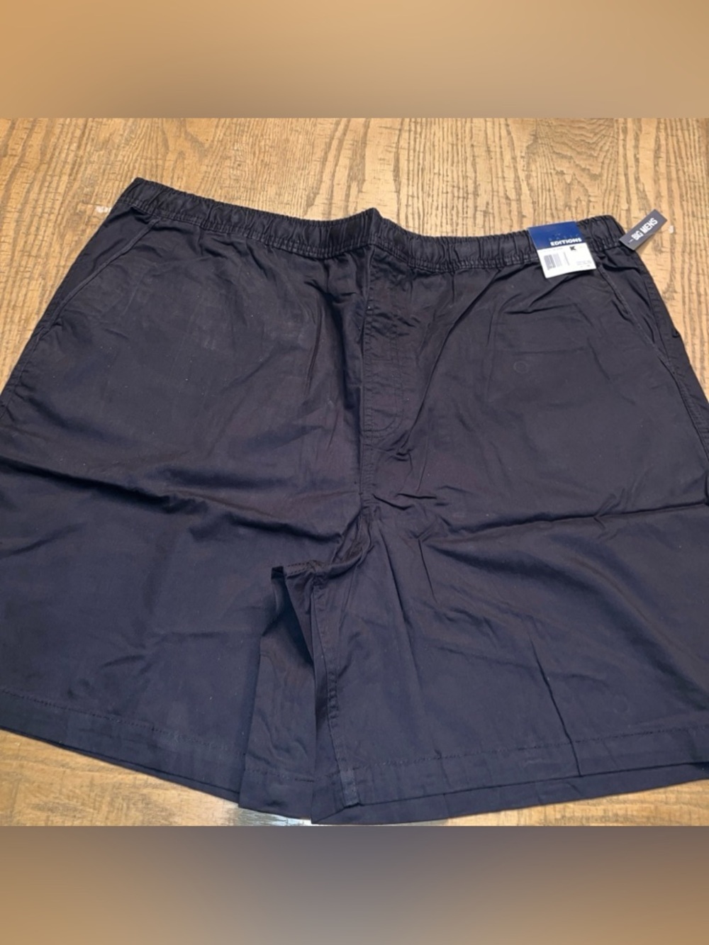 Vintage K-Mart Basic Editions Black Running Shorts Men's Sz 2XL XXL 100% Cotton